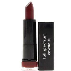 4/$20 Covergirl Full Spectrum Satin Lipstick FS350 Shook Deep Red Long-Lasting